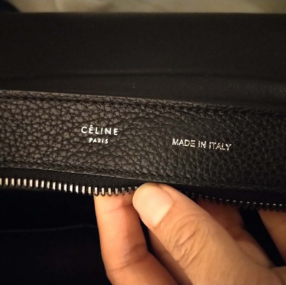 MINT condition Celine trapeze silver hardware + black medium - Picture 6 of 13
